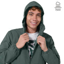 Chaqueta Rompevientos para Hombre Ice Solid S Verde