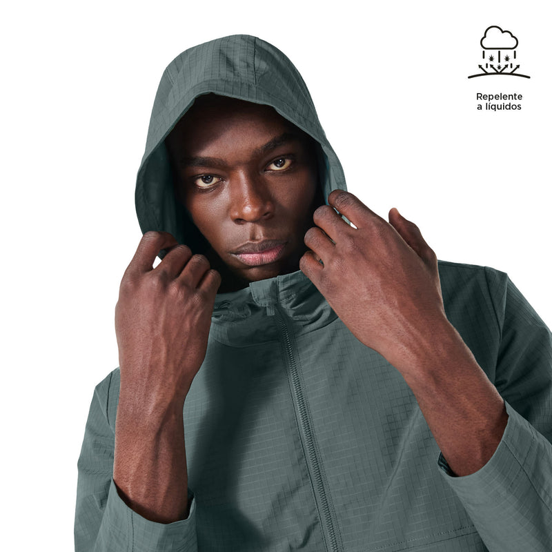 Chaqueta Rompevientos para Hombre Azulon S Verde