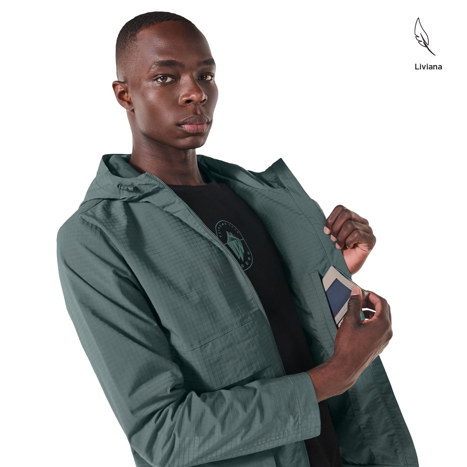 Chaqueta Rompevientos para Hombre Azulon S Verde – Totto Panamá