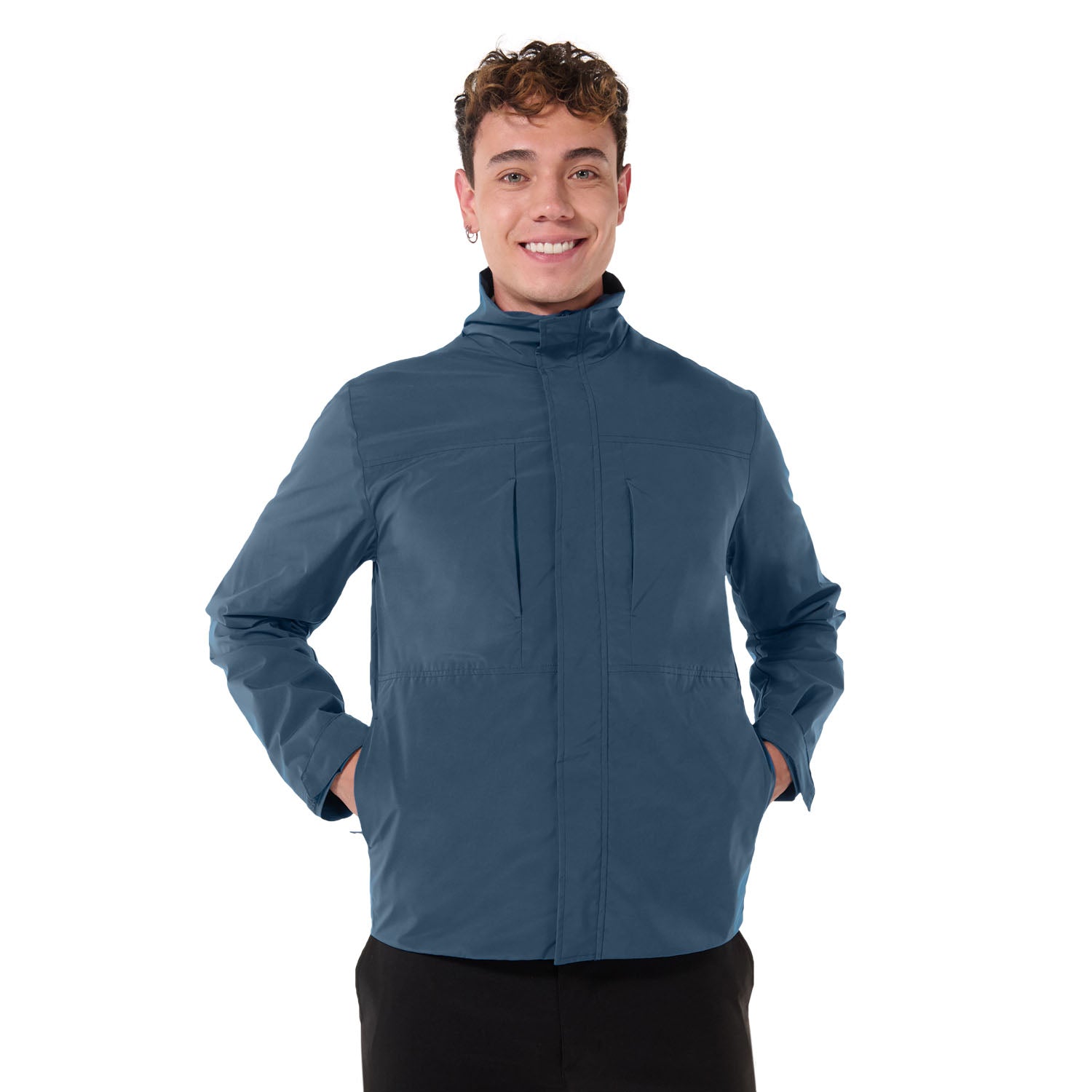 Chaqueta Rompevientos para Hombre Oriolli S Azul