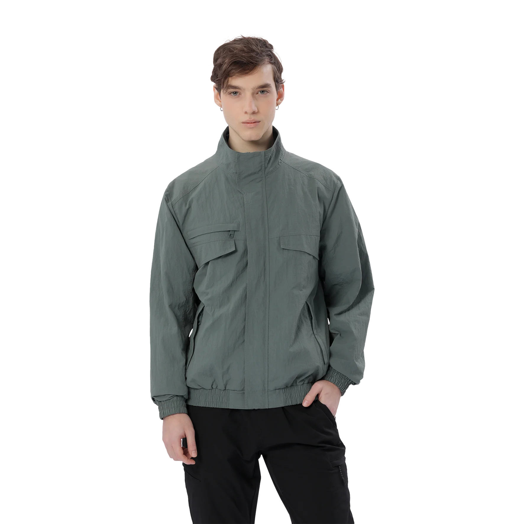 Chaqueta Bomber para Hombre Alea Verde