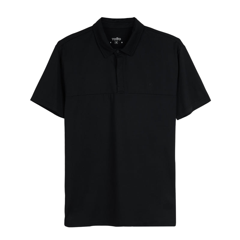 Camiseta Polo Diha Negra Hombre