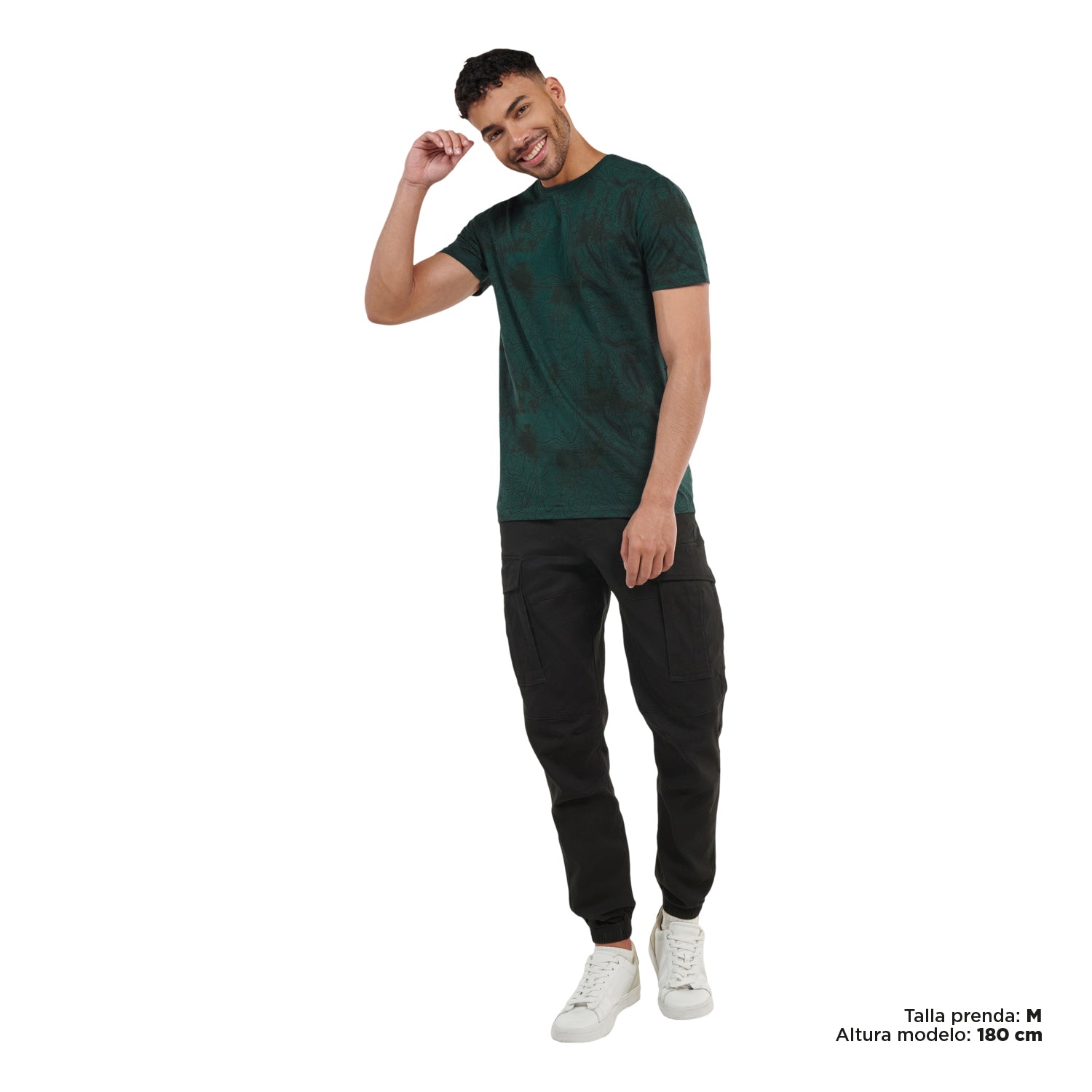 Camiseta Hombre Printo Verde