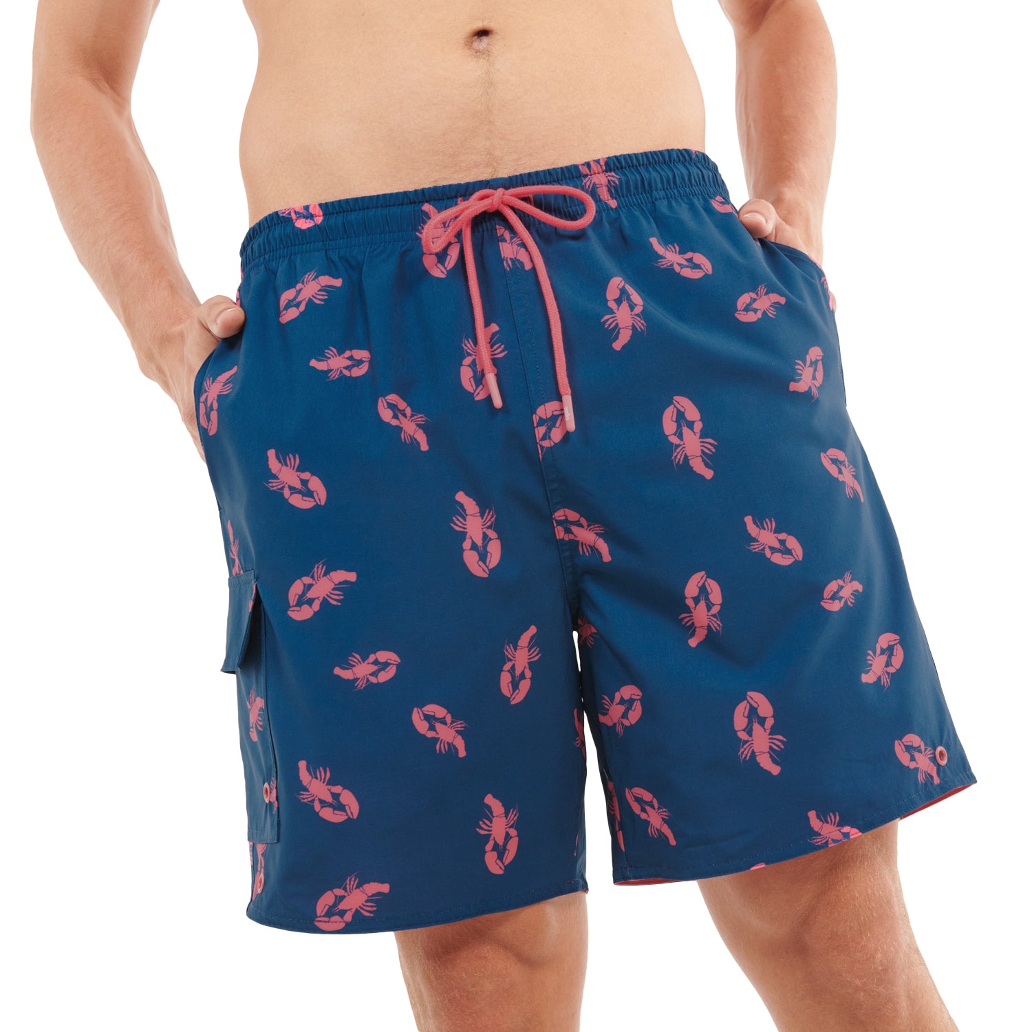 Pantaloneta Estampada Filipinas para Hombre azul