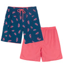 Pantaloneta Estampada Filipinas para Hombre azul