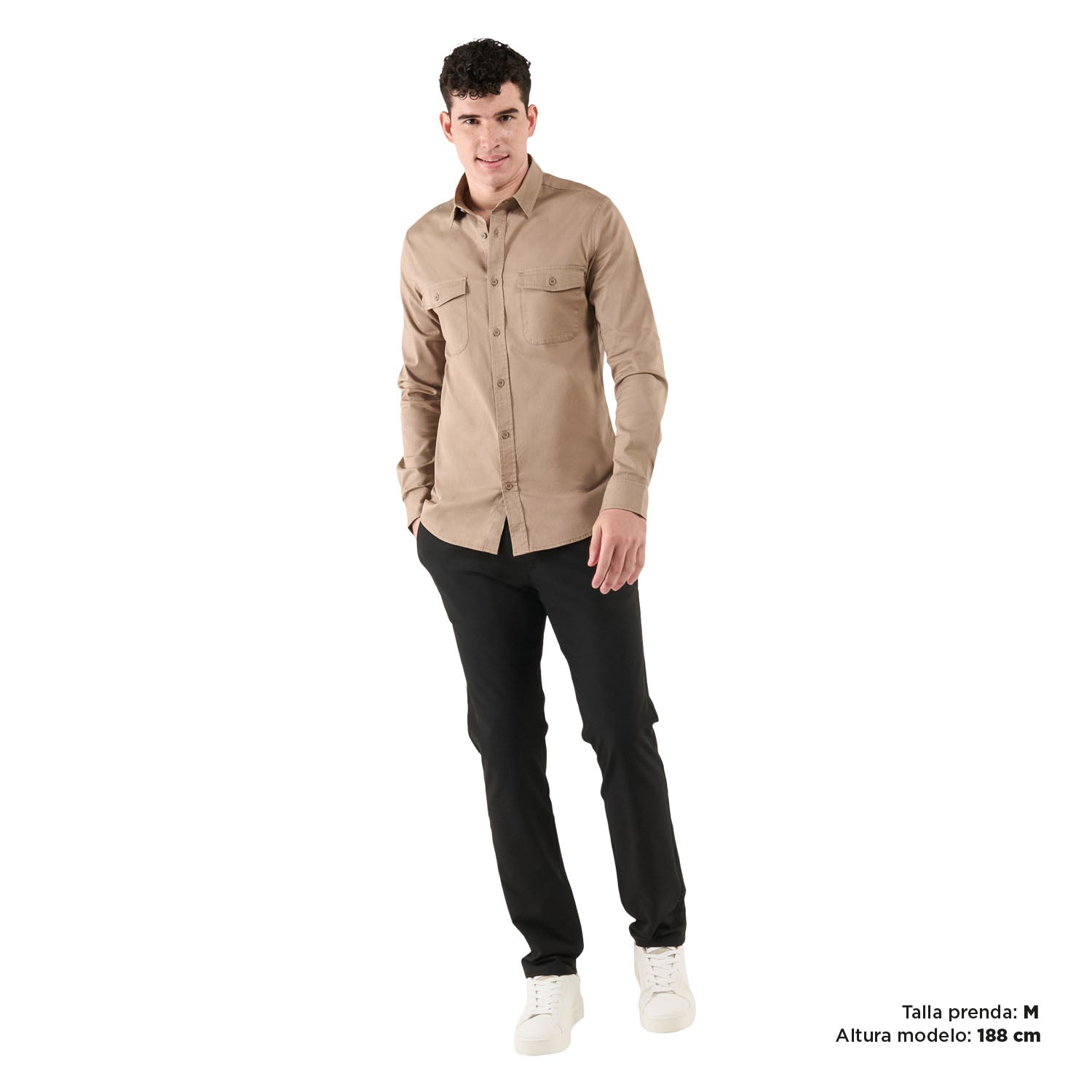 Camisa para Hombre Manga Larga Garnet M Terreo