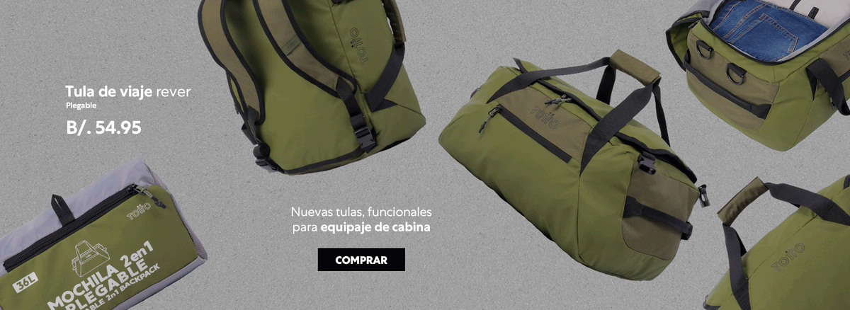 maletas, mochilas y bolsos - Totto Panamá