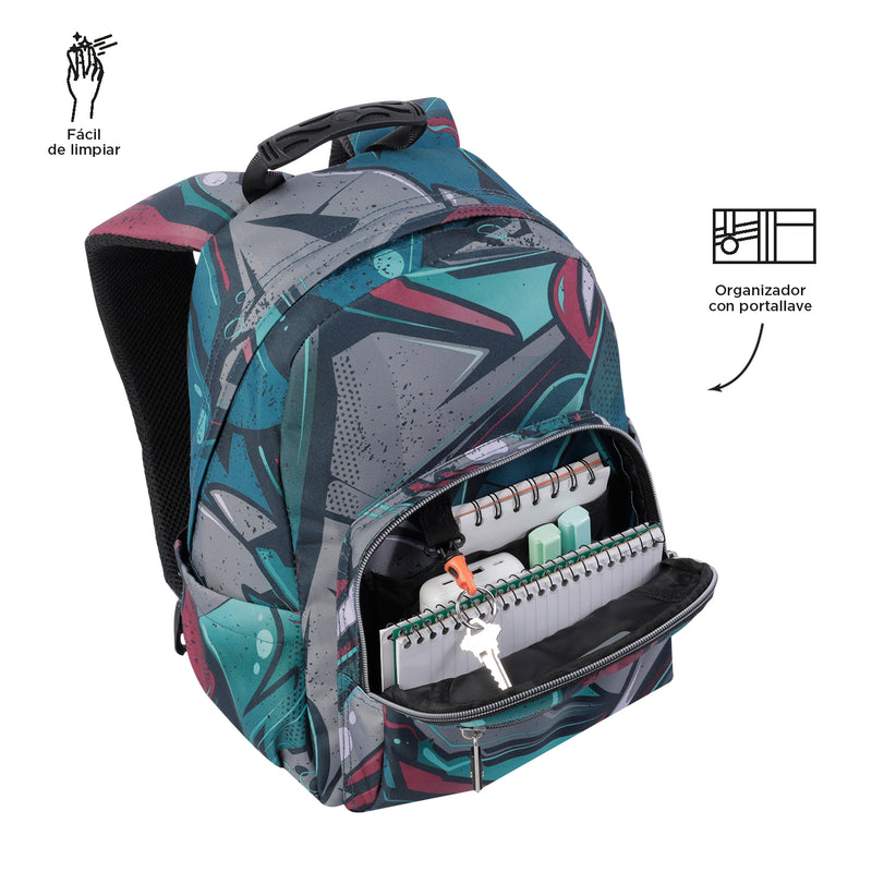 MORRAL TEMPERA - Color: Gris