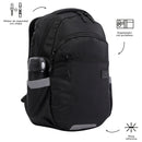Morral Universitario Porta PC 15.4" Indo Negro Unisex