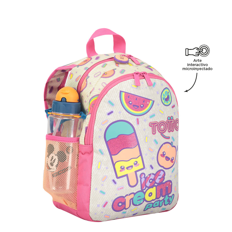 MORRAL ICE FRUIT - Color: Blanco c/ Rosado - Talla: S