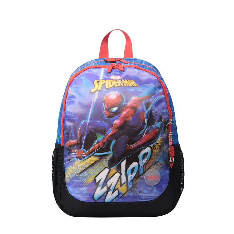 MORRAL SPIDERMAN ZZIPP - Color: azul - Talla: M