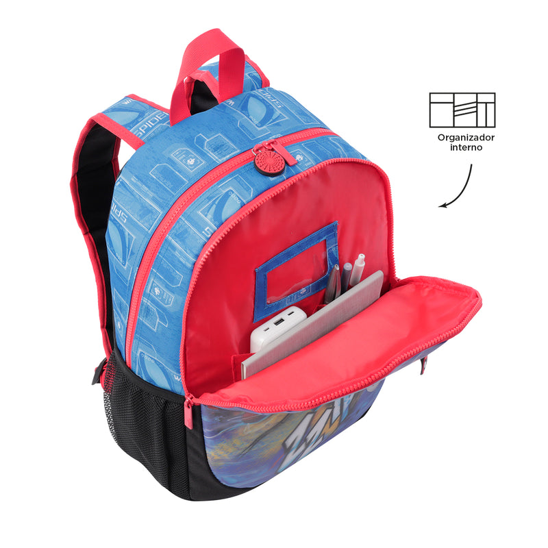 MORRAL SPIDERMAN ZZIPP - Color: azul - Talla: M